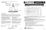 MUSTEE 60.300A Instructions / Assembly