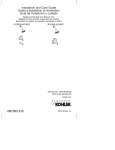 KOHLER K-T10275-4-G Installation Guide