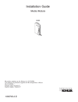 KOHLER K-638-K-NA Installation Guide