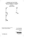 KOHLER K-7160-AF-BN Installation Guide