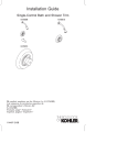 KOHLER K-T6913-2-CP Installation Guide