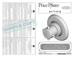 Pfister R79-600C Installation Guide