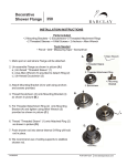 Barclay Products 350-BN Installation Guide