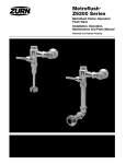 Zurn Z6200PL-HET Installation Guide