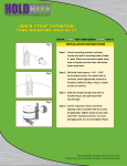 Holdrite QS-12-H Installation Guide