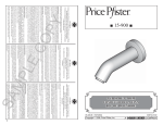 Pfister 015-900C Installation Guide