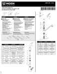 MOEN 179104 Instructions / Assembly