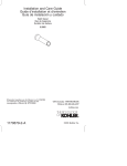 KOHLER K-3962-BN Installation Guide