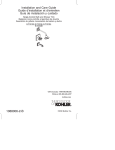 KOHLER K-13139-B-BN Installation Guide