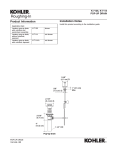 KOHLER K-7114-A-2BZ Installation Guide