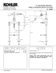 KOHLER K-126-SN Installation Guide