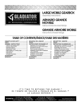 Gladiator GALG36CKXG Instructions / Assembly