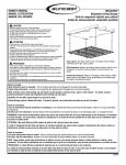 Suncast MCS4545 Instructions / Assembly