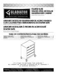 Gladiator GAGD264DBG Instructions / Assembly
