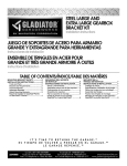 Gladiator GABK362PSS Use and Care Manual