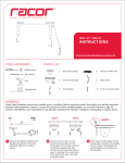 Racor PBH-1R Instructions / Assembly