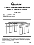 VersaTube CM012290100 Instructions / Assembly