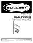 Suncast BMSA6B Instructions / Assembly