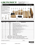 Gronomics PP2 18-34 Instructions / Assembly