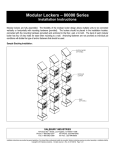 Salsbury Industries 80012BL Instructions / Assembly