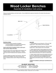 Salsbury Industries 77785DRK Installation Guide