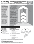 Martha Stewart Living W7 Instructions / Assembly