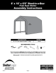 ShelterLogic 70403.0 Instructions / Assembly