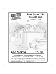 Best Barns sierra_1216 Instructions / Assembly