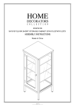 Home Decorators Collection 7474800310 Instructions / Assembly