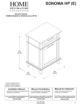 Home Decorators Collection 8106300410 Instructions / Assembly