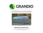 Grandio Greenhouses ELITE-16 Use and Care Manual