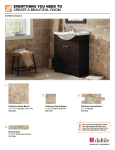 Daltile FK9824BWHD1P2 Instructions / Assembly
