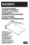 Roberts 10-64 Instructions / Assembly