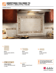 Daltile BT01SN4269CC1P2 Instructions / Assembly