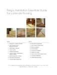 Pergo LF000824P Installation Guide
