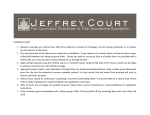 Jeffrey Court 99615 Installation Guide