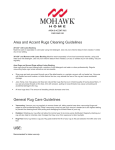 Mohawk Home 323226 Use and Care Manual