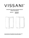 Vissani HVWC28ST Use and Care Manual