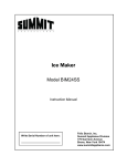 Summit Appliance BIM24SS Use and Care Manual