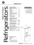 GE CYE22TSHSS Use and Care Manual