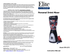 Elite EPB-2570G Use and Care Manual