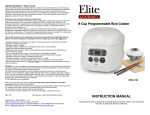 Elite ERC-150 Use and Care Manual