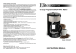 Elite EHC-646T Use and Care Manual