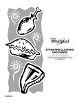 Whirlpool WFG320M0BW Use and Care Manual