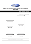 Whynter WC-241DS Use and Care Manual