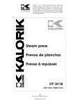 KALORIK STP 30138 Use and Care Manual