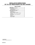 Whirlpool WFI910H0AS Instructions / Assembly