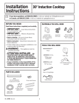 GE PHP9030DJBB Instructions / Assembly