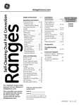 GE C2S985SETSS Instructions / Assembly