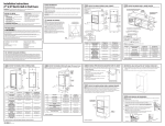 GE PT9800SHSS Instructions / Assembly